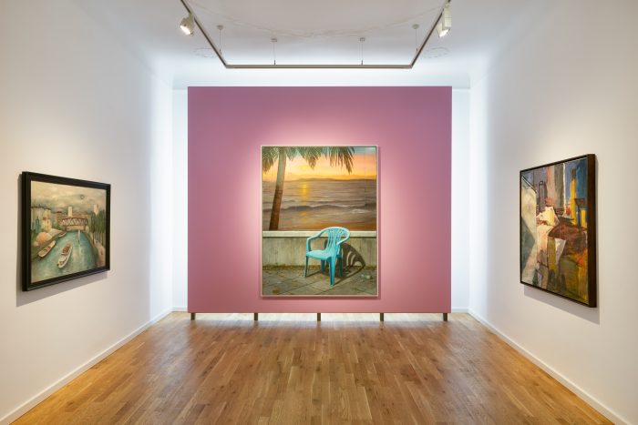Ausstellungsansicht „Paradies", Stiftung Kunstforum Berliner Volksbank © Nachlass Kurt Mühlenhaupt, Dietrich Noßky, Christian Thoelke, Foto: Natalia Carstens Photography