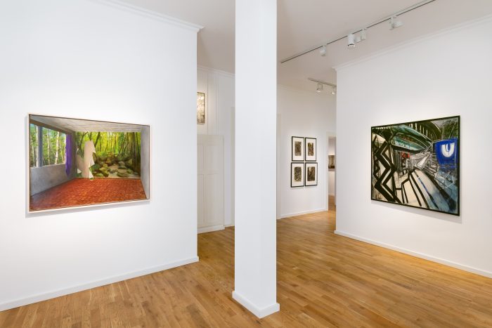 Ausstellungsansicht „Paradies", Stiftung Kunstforum Berliner Volksbank © Nachlass Ellen Fuhr, Nachlass Arno Mohr / Andreas Wessel, Christian Thoelke, Foto: Natalia Carstens Photography