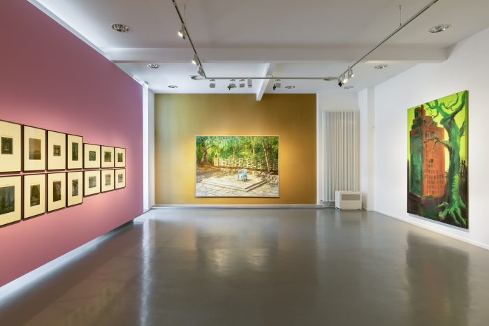 Ausstellungsansicht „Paradies", Stiftung Kunstforum Berliner Volksbank © VG Bild-Kunst, Bonn 2025 (Manfred Butzmann) © Rainer Fetting, Christian Thoelke, Foto: Natalia Carstens Photography