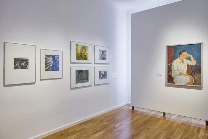 Exhibition view „Vietnam. Kunst. DDR. Reclaiming Solidarity", Stiftung Kunstforum Berliner Volksbank