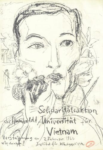 Werk von Dieter Goltzsche, Solidaritätsaktion der Humboldt Universität für Vietnam