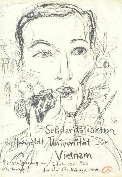 Work by Dieter Goltzsche, Solidaritätsaktion der Humboldt Universität für Vietnam